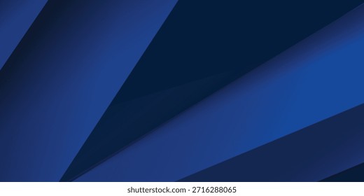 Fondo de papel azul oscuro moderno con textura de triángulo de línea en capas 3d oscuro en Sitio web elegante o diseño de papel texturizado