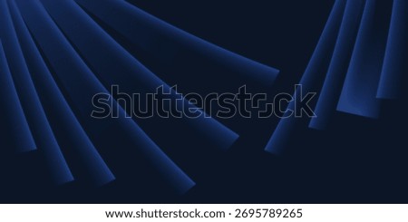 Modern dark blue paper background with dark 3d layered line triangle texture in elegant website or textured paper design