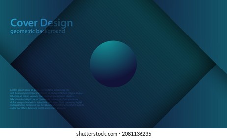 Modern dark geometric background with sleek angular patterns, ideal for luxury branding, tech presentations, and contemporary cover designs (editable EPS 10 vector)
