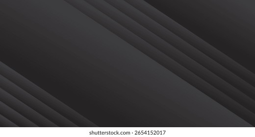 Un fondo abstracto gris oscuro moderno con líneas diagonales y sombras sutiles. Perfecto para varios diseños y presentaciones.