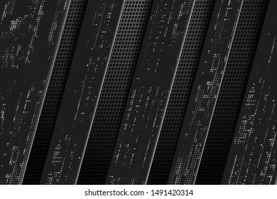 modern dark gray background. constructive technological pattern..