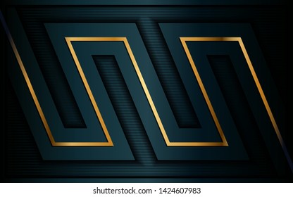 Modern dark green background with abstract style