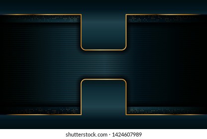 Modern dark green background with abstract style
