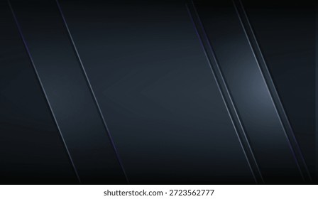 Moderner dunkelgrauer abstrakter Hintergrund mit eleganten diagonalen Linien und subtilen blauen Akzenten, ideal für Technologie-, Unternehmens- und Geschäftspräsentationen oder das Website-Design