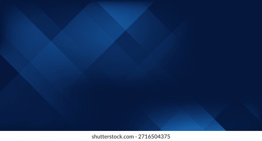Modern dark navy blue silver abstract pattern background. Geometric shape. Line triangle angle fold polygon diamond 3D abstract simple