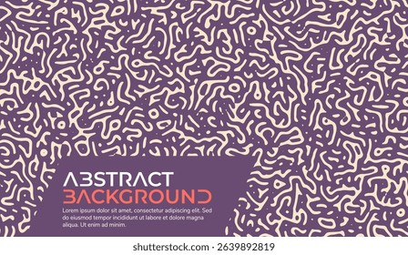 Modern Dark Purple and Beige Abstract Background Pattern with Curvy Organic Shapes, Ideal for Web Design, Presentations, and Creative Projects, Perfect for a Unique Visual Appeal