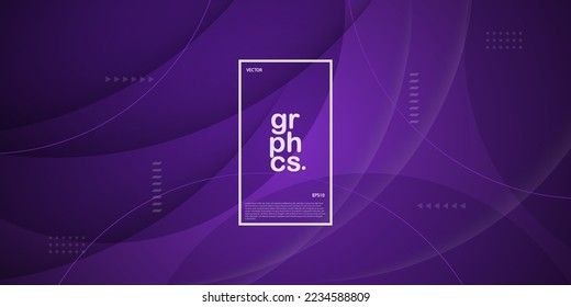modern dark purple gradient illustration background with 3d mesh simple pattern. cool design and luxury.Eps10 vector