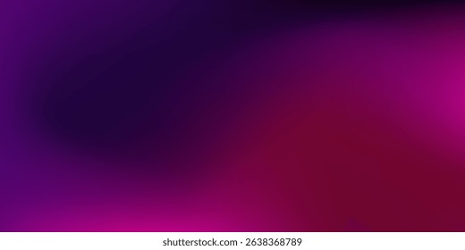 Modern dark purple pink blue color gradient background blurred neon color flow grainy texture effect abstract art modern
