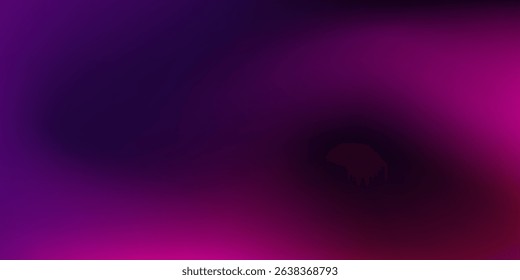 Modern dark purple pink blue color gradient background blurred neon color flow grainy texture effect abstract art modern design