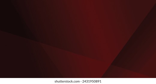 Moderner dunkelroter abstrakter Hintergrund mit geometrischen Formen, Bildschirm und Überlagerungsschichten. Vektorgrafik