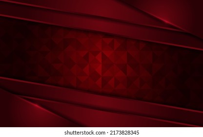 Fondo rojo oscuro moderno con diseño de capa superpuesta de efecto de textura
