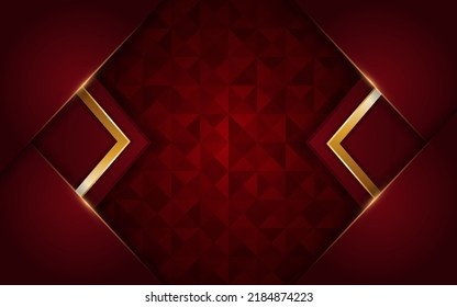 Modern dark red background with texture effect overlap layer design
