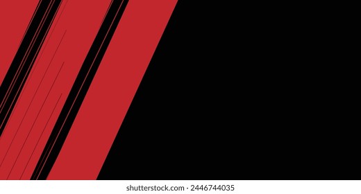 Moderner dunkelroter schwarzer weißer Linienabstrakter Hintergrund für Präsentationsdesign Vorlage