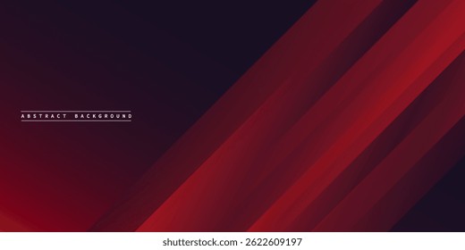 Modern dark red black white line abstract background for presentation design template. Vector illustration for corporate, business, wedding, talks, and beauty contest