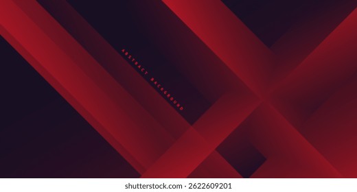 Modern dark red black white line abstract background for presentation design template. Vector illustration for corporate, business, wedding, talks, and beauty contest