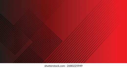 Modern dark red black white line abstract background for presentation design template. Vector illustration for corporate, business, wedding, talks