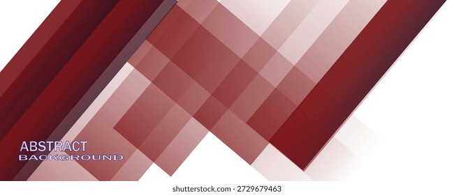Modern dark red, black and white lines abstract background for presentation design template, Vector illustration.