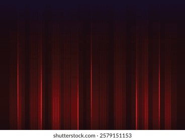 Modern dark red tech presentation background. vector illustration 