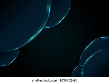 Modern dark vector background