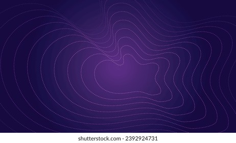 Modern dashed line background with purple background. HD wallpaper EPS 10 vector art.