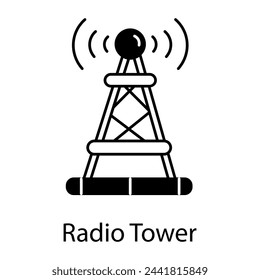 Moderne lineare Symbole für Datennetzwerke 


