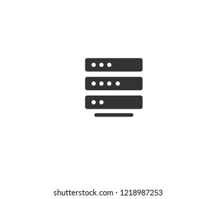 Modern Data Sever Icon