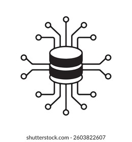 Modern Database System Connected by Circuitry