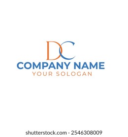 modern DC logo template design 