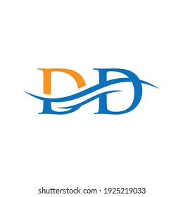 Modern Dd Logo Design Business Company Stock Vector (Royalty Free ...