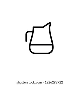 Modern decanter icon