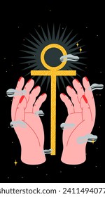 modern deck of tarot cards. prediction or fortune telling of the future and fate, mystical characters. printing on clothes or fabric