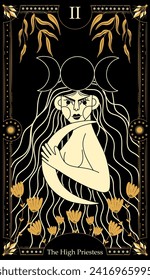 baraja moderna de cartas tarot. predicción o adivinación de futuro y destino, personajes místicos. imprimir en ropa o tela	