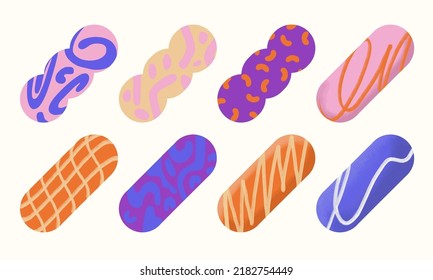 Modern decoration shape pop element