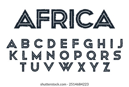  Diseño de estilo de fuente de Vector Abstractas decorativo moderno