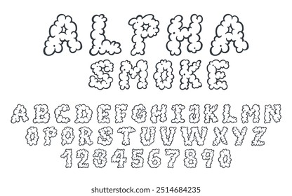  Modern Decorative Abstract vector Font style design