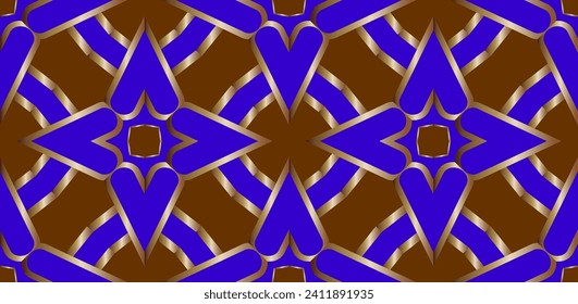 Modern decorative background. For interior wallpaper, smart design, fashion print. Business project. Seamless illustration.