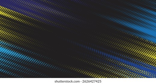 Modern Decorative blue yellow Grunge Brush sharp strokes for Background
