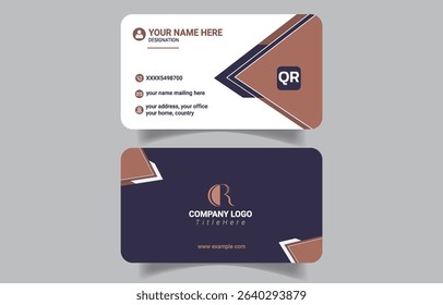 Modern Decorative Business Card Layout