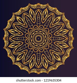 Modern Decorative Cicle Shapes. Floral mandala. vector illustration.