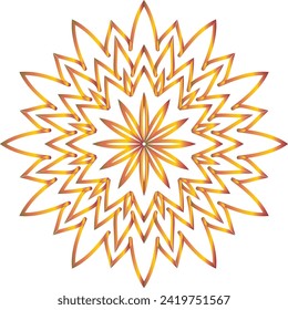 Modern Decorative Cicle Shapes. Floral mandala. vector illustration.