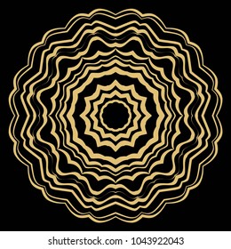 Modern Decorative Cicle Vector Shapes. Floral mandala. Vector illustration, for design