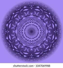 Modern Decorative Cicle Vector Shapes. Floral mandala. Vector illustration, for design