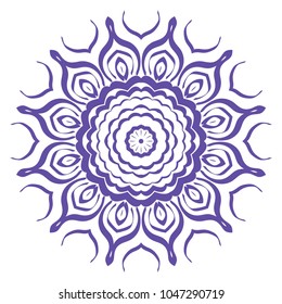 Modern Decorative Cicle Vector Shapes. Floral mandala. Vector illustration, for design