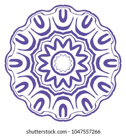 Modern Decorative Cicle Vector Shapes. Floral mandala. Vector illustration. For design