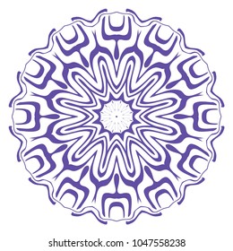 Modern Decorative Cicle Vector Shapes. Floral mandala. Vector illustration. For design