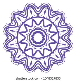 Modern Decorative Cicle Vector Shapes. Floral mandala. Vector illustration, for design