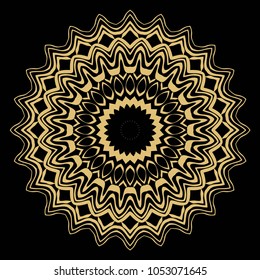 Modern Decorative Cicle Vector Shapes. Floral mandala. Vector illustration. For design