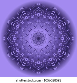 Modern Decorative Cicle Vector Shapes. Floral mandala. Vector illustration. For design