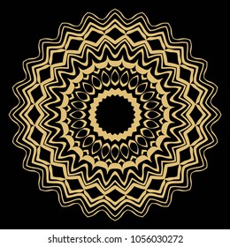 Modern Decorative Cicle Vector Shapes. Floral mandala. Vector illustration, for design