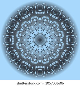 Modern Decorative Cicle Vector Shapes. Floral mandala. Vector illustration. For design